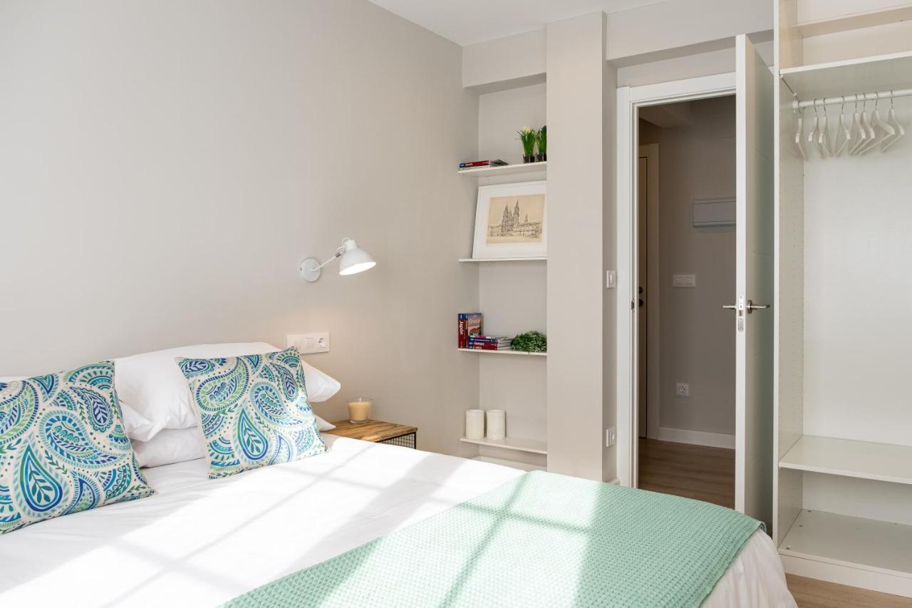 סנטיאגו דה קומפוסטלה Apartamento De Diseno Centrico Con Terraza Espectacular מראה חיצוני תמונה