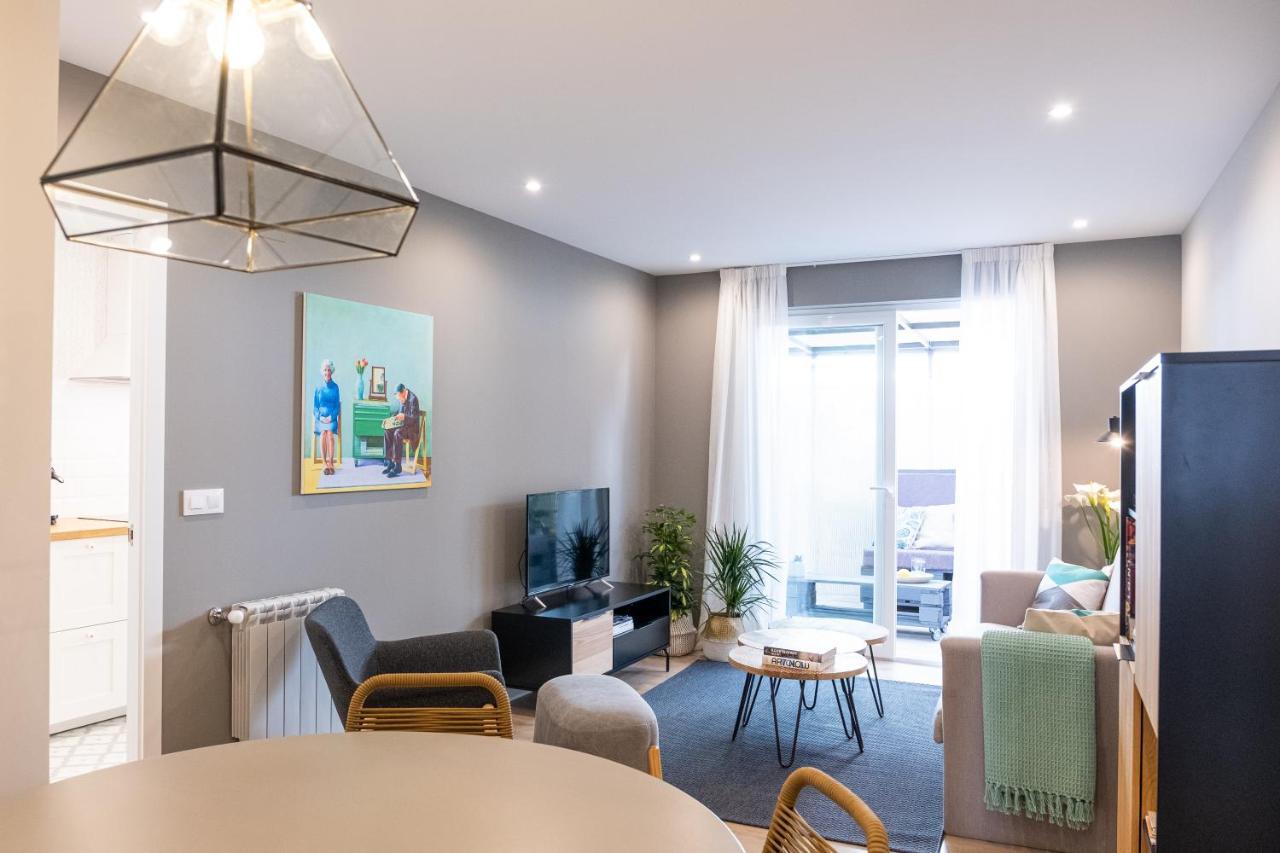 סנטיאגו דה קומפוסטלה Apartamento De Diseno Centrico Con Terraza Espectacular מראה חיצוני תמונה