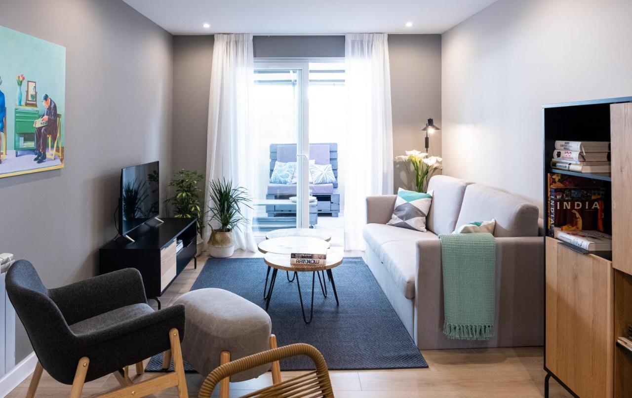סנטיאגו דה קומפוסטלה Apartamento De Diseno Centrico Con Terraza Espectacular מראה חיצוני תמונה