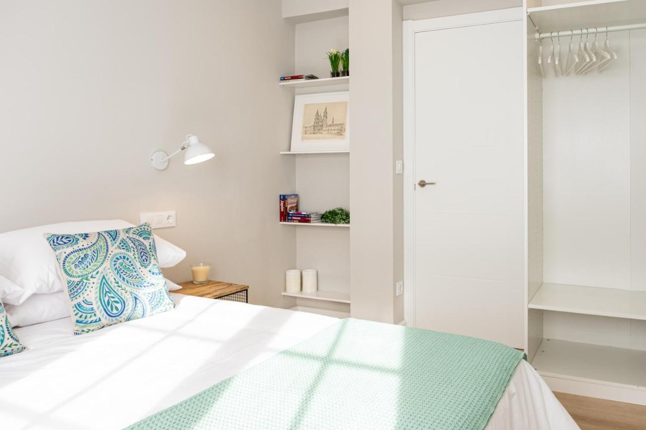 סנטיאגו דה קומפוסטלה Apartamento De Diseno Centrico Con Terraza Espectacular מראה חיצוני תמונה